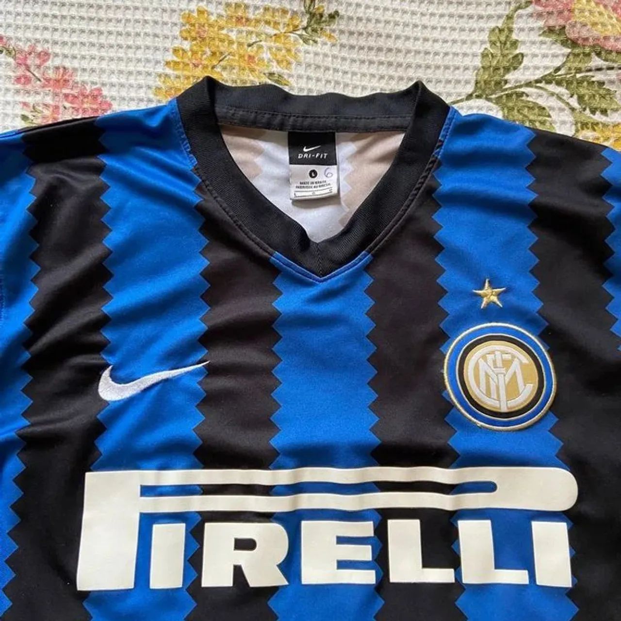 Camisa Original 2011 Inter Milão Nike M Azul Preta - Roupas - Vila