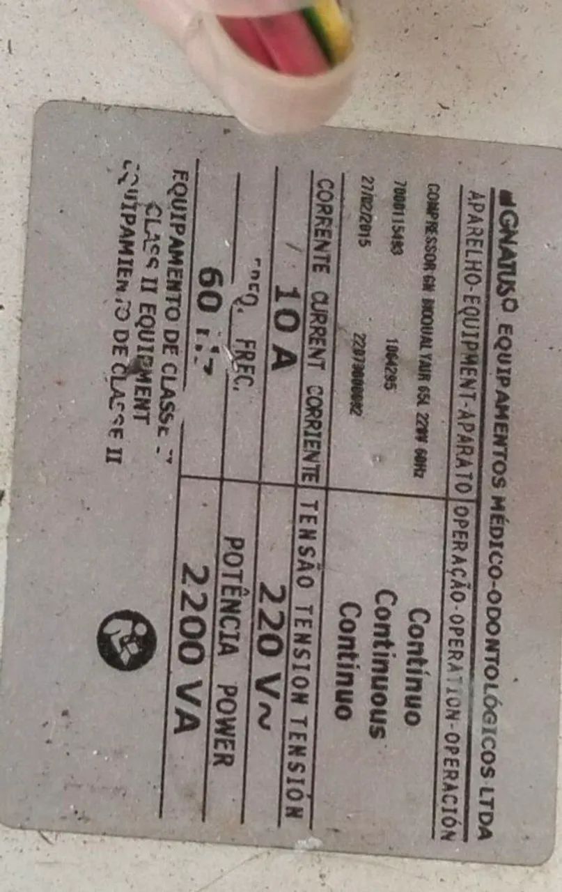 Compressor odontológico Gnatus  - Foto 3
