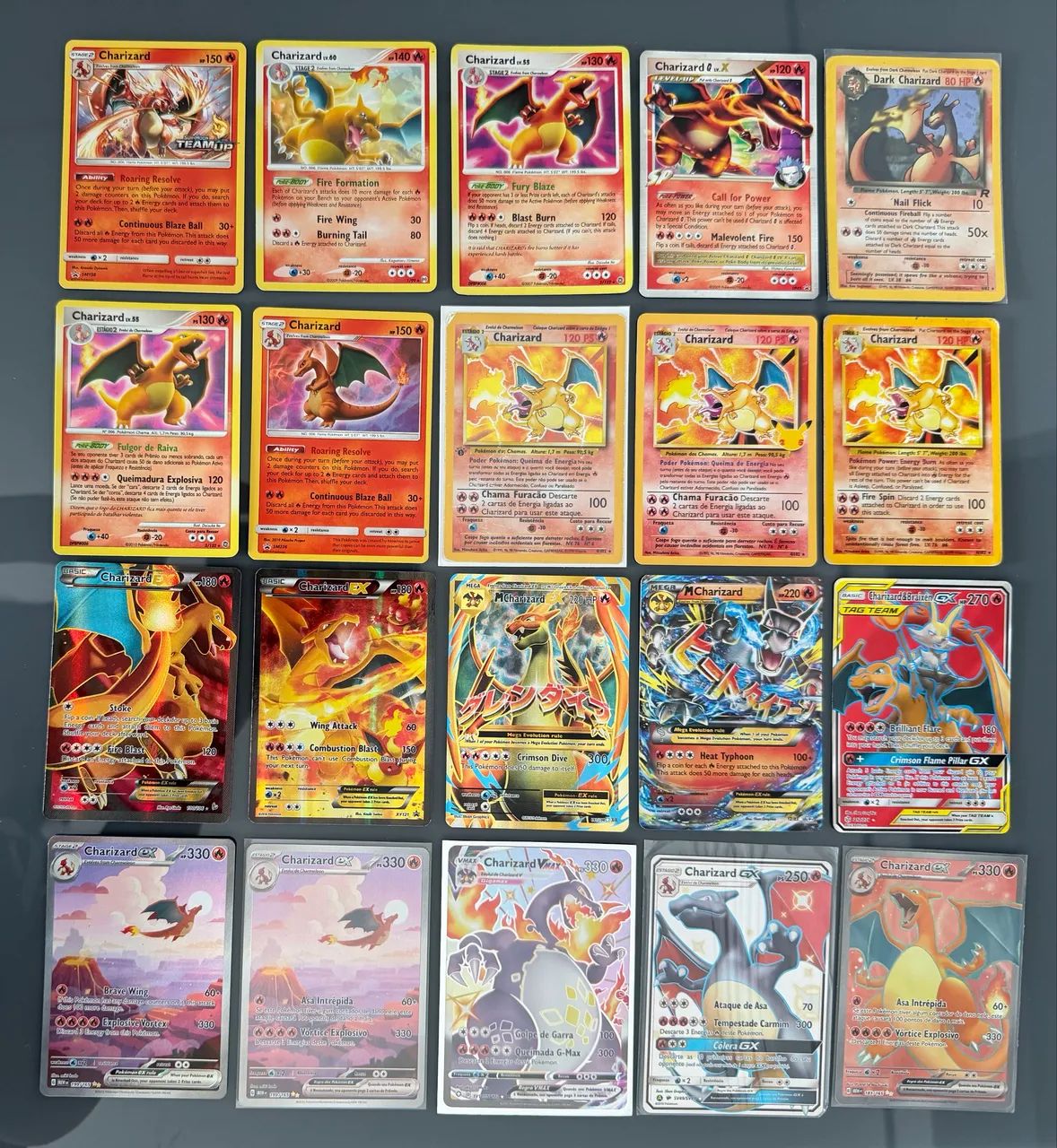Cartas Pokémon Charizard 