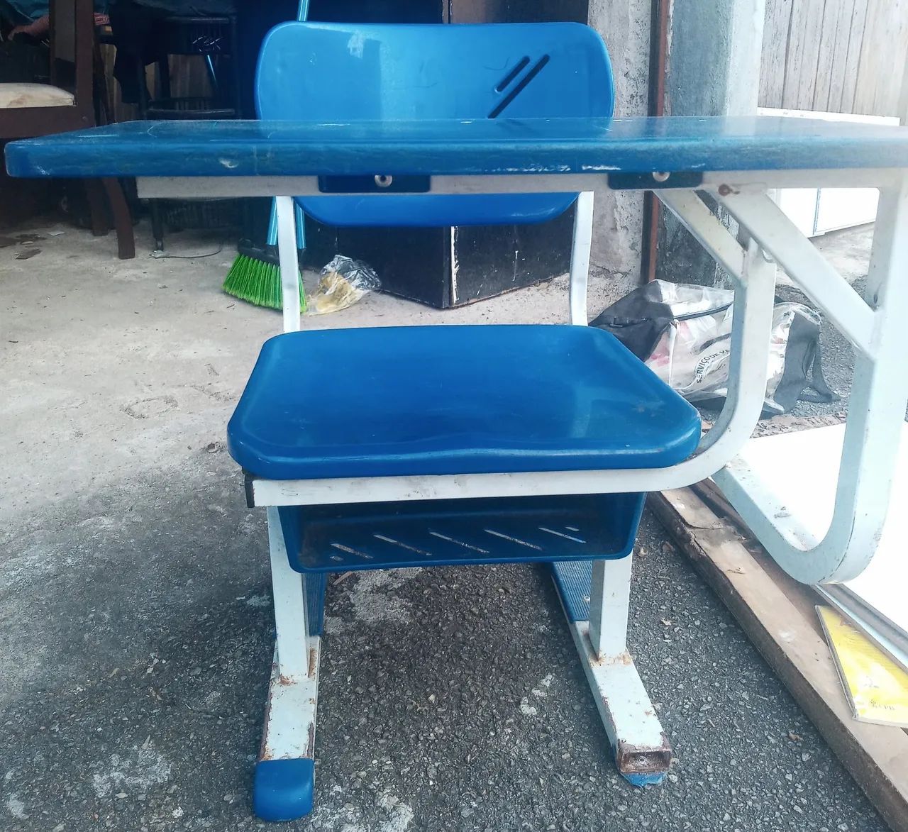 Cadeira e Mesa Infantil Azul