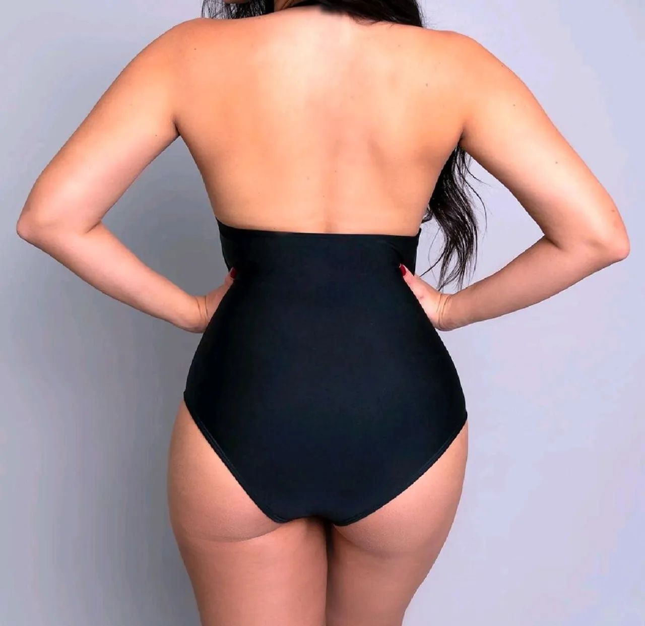 Body Preto de Alça para Sol - Foto 2