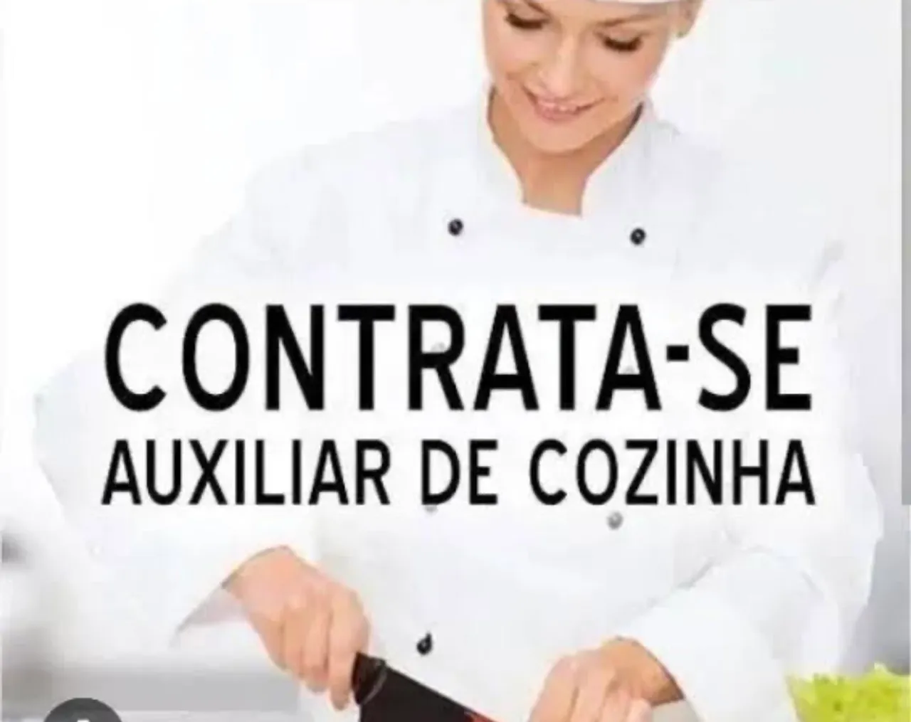 Auxiliar de cozinha