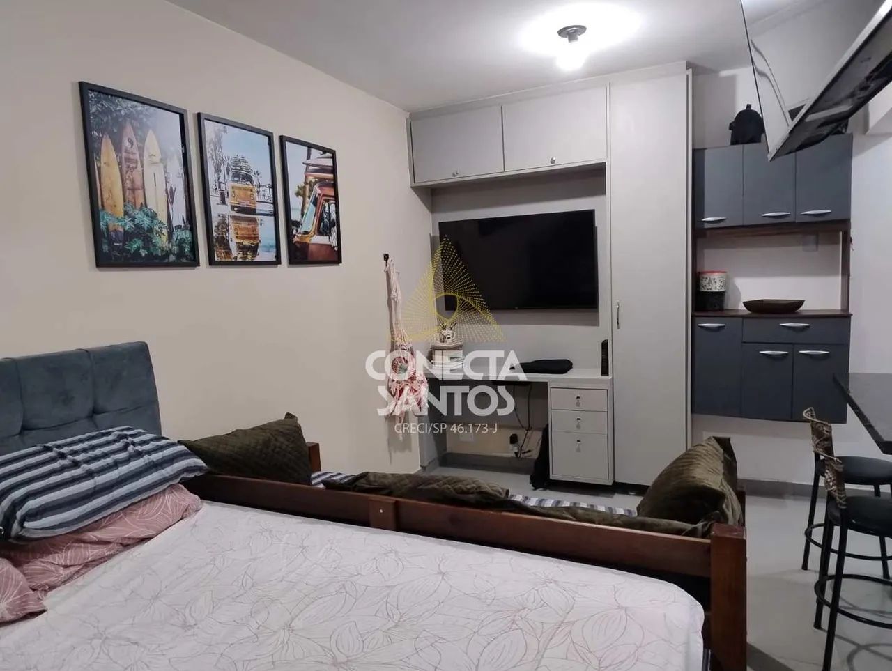 Kitnet Ponta da Praia, Santos R$ 308 mil Cod: 1575 - Foto 3