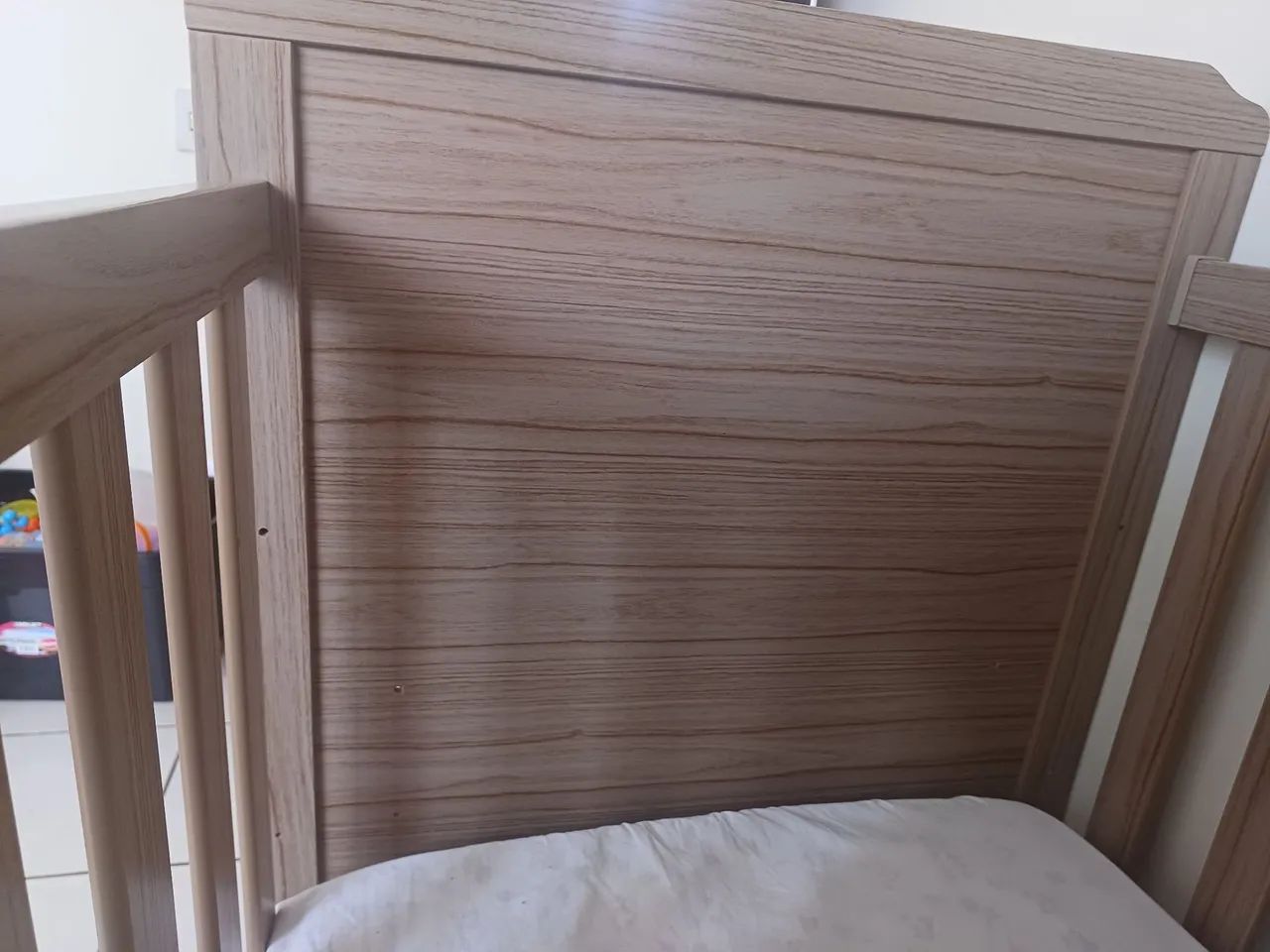 Berço que vira cama de madeira para bebê - Foto 4