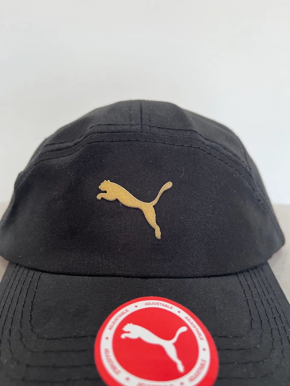 Boné Puma Dri-Fit Preto Logo Dourada  - Foto 2