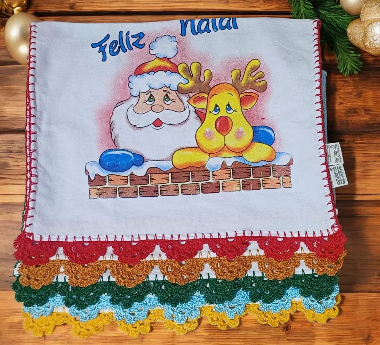 Pano de prato de natal - Foto 2