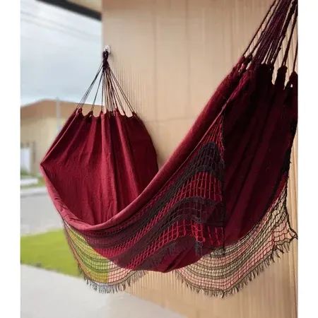 Rede De Casal Para Descanso No Vermelho