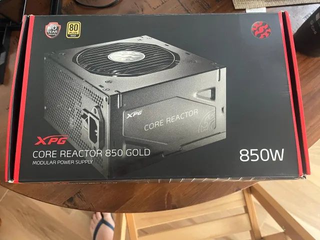 Fonte Core Reactor 850W Gold da XPG 