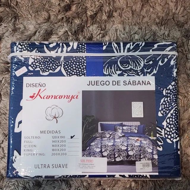 Jogo de Lençol Solteiro 120x190 3 peças - Foto 2