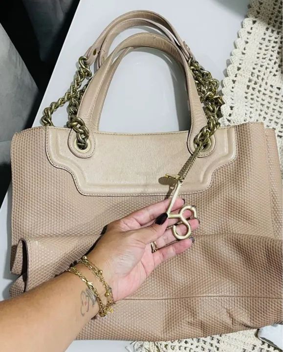 Bolsa couro de arraia - Foto 5