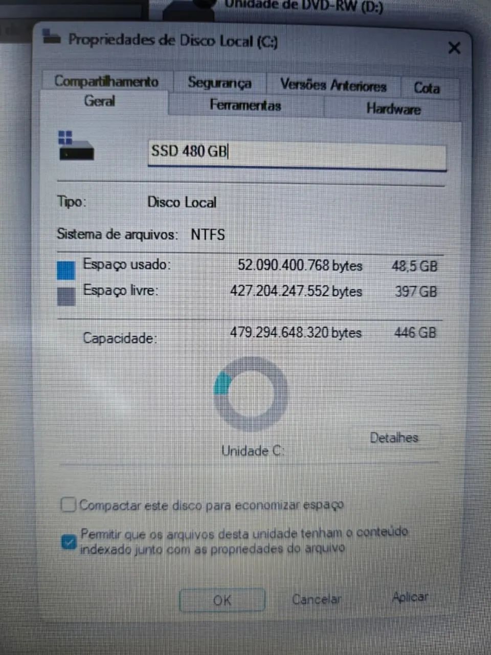 Notebook Dell i5 7ª Geração | 8GB RAM | SSD 480GB | Windows 11 Pro - Foto 6