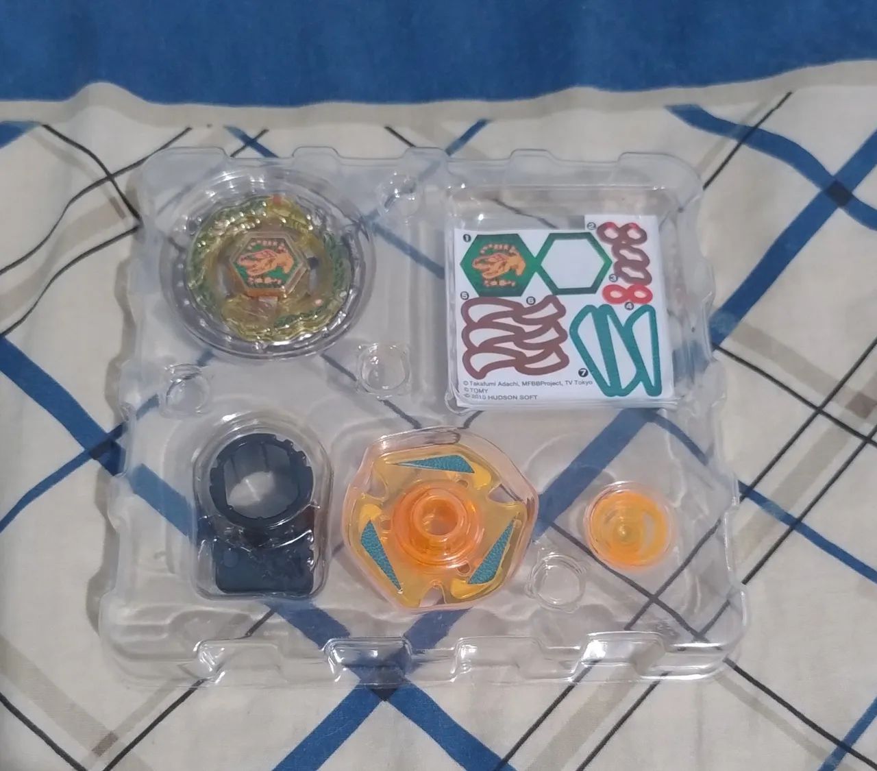 ニンテンドーDS限定ベイブレード　ナイトメアレックスSW145SD ＤＳソフト無 Beyblade Nightmare Rex SW145SD com bandeja - Metal Fight Beyblade