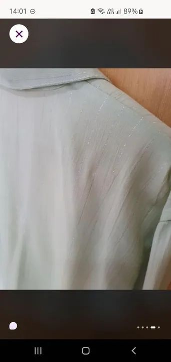 Camisa verde com brilho  - Foto 4