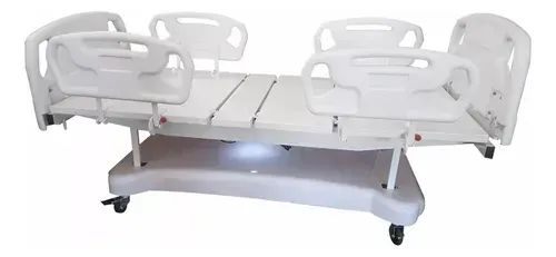 Cama Hospitalar Motorizada 2 Movimen. Extra Luxo Com Colchão Branco - Foto 3