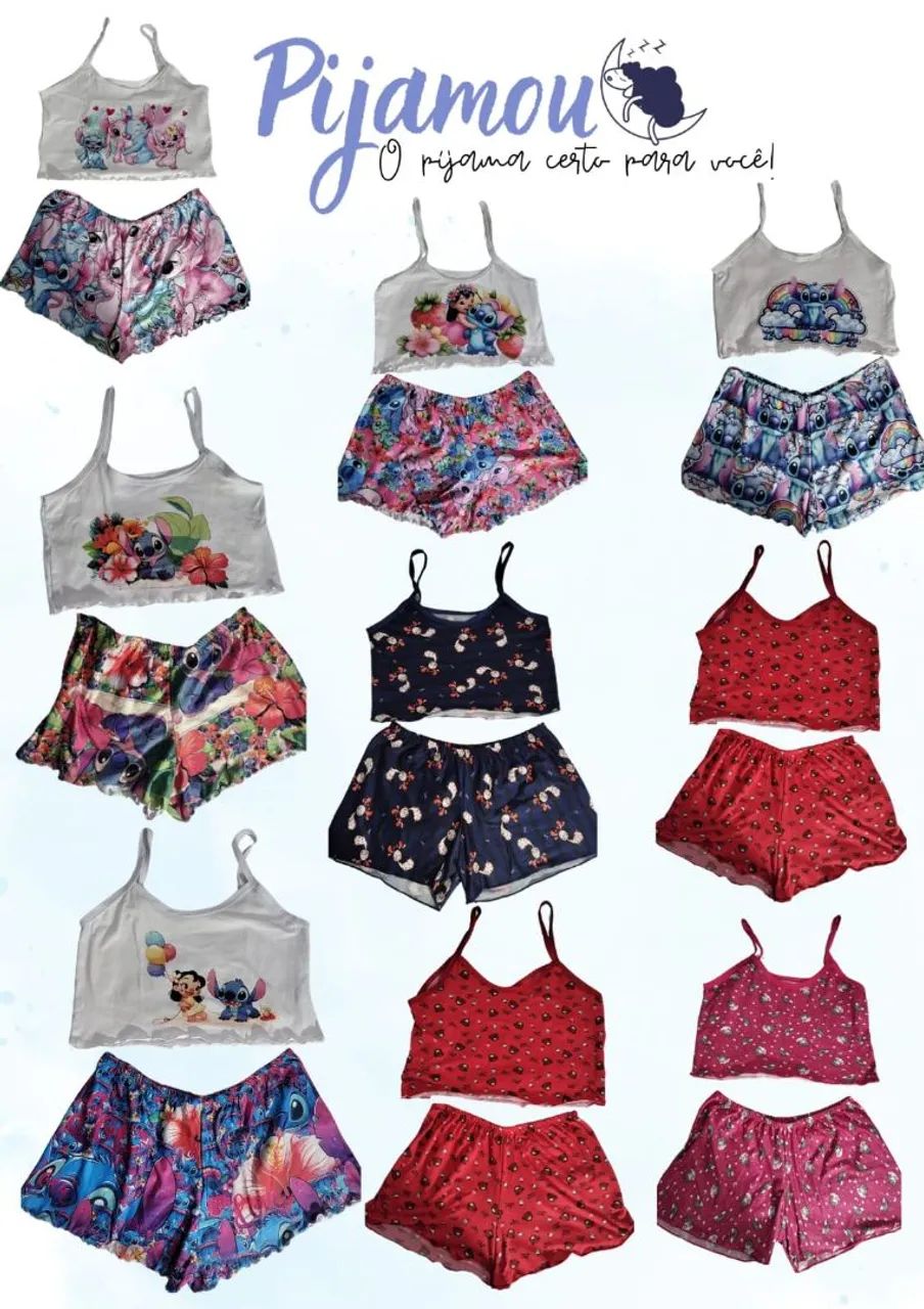Pijamas Tamanho Único