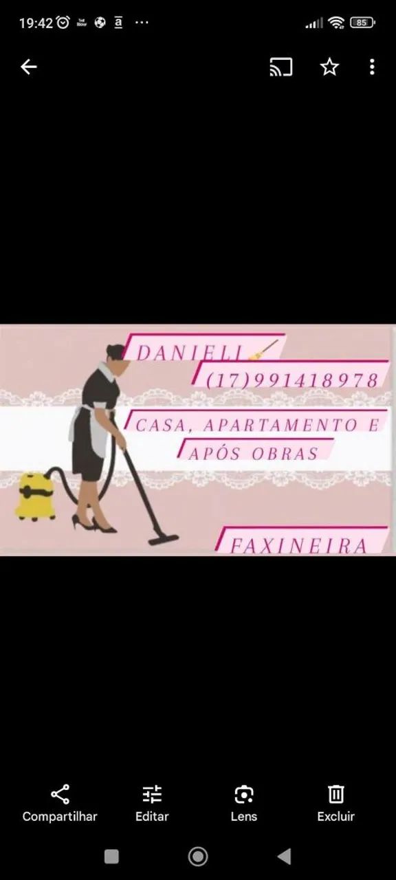 Faxineira para casa e apartamento após obras
