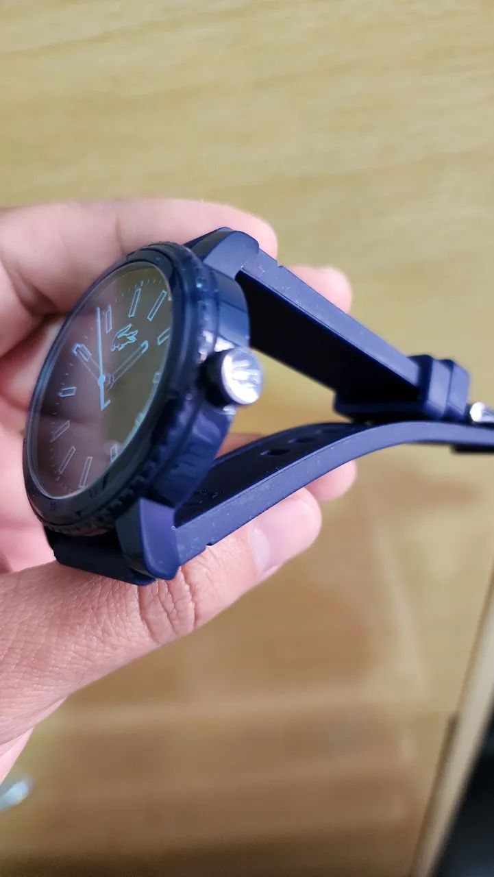 Relógio Lacoste Azul Marinho seminovo - Foto 6