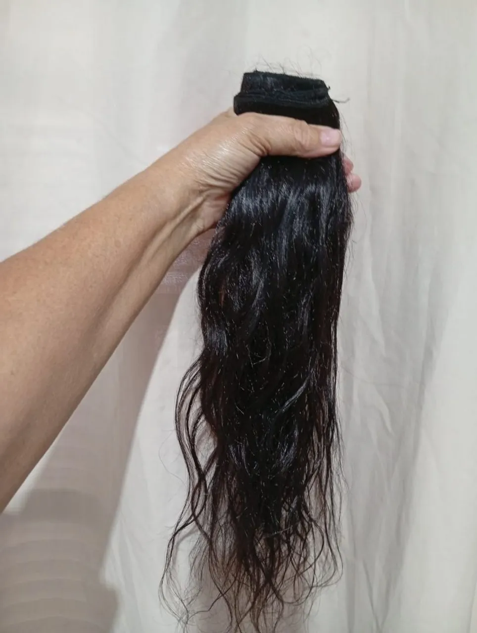 Extensão de cabelo humano virgem