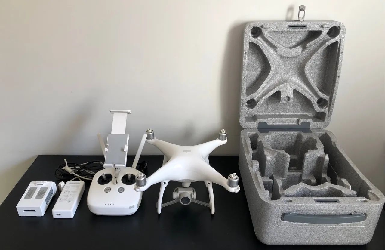 1 Drone Original Dji Phantom 4K com 1 Bateria Plus + Hélices do Pro V2 - Foto 2