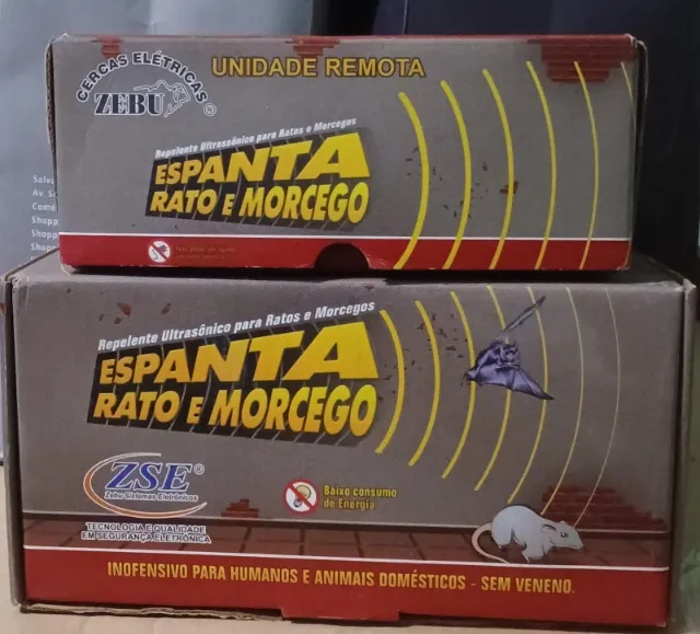 Kit Espanta Rato E Morcego - com 01 Emissor Extra Zebu