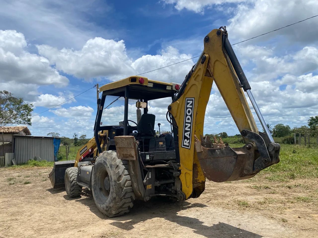 Retro escavadeira mwm motor novo  - Foto 4