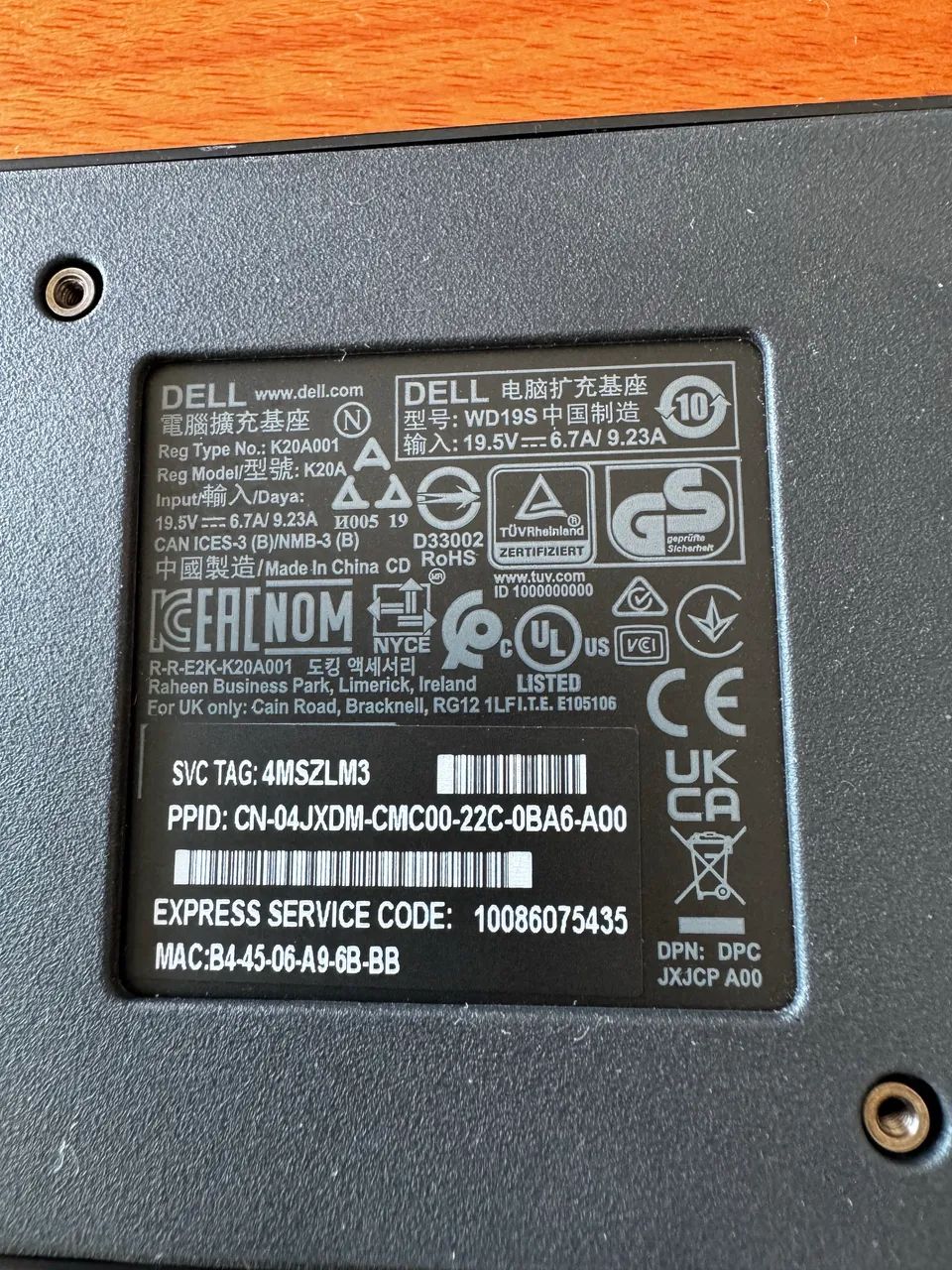 Dock Station Dell 180w WD19S com fonte - Foto 4