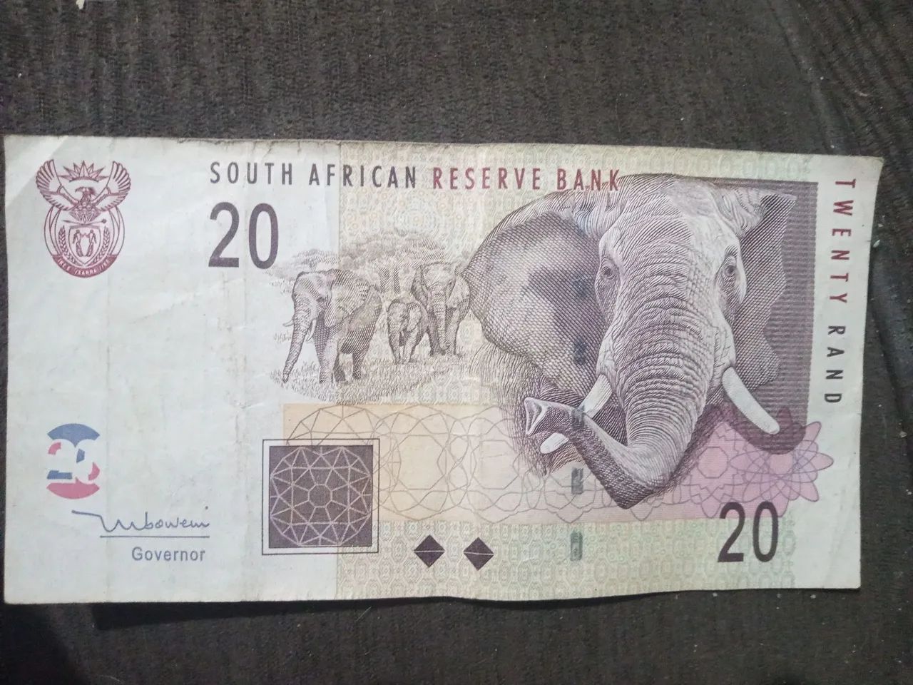 Nota de 20 Rand da África do Sul