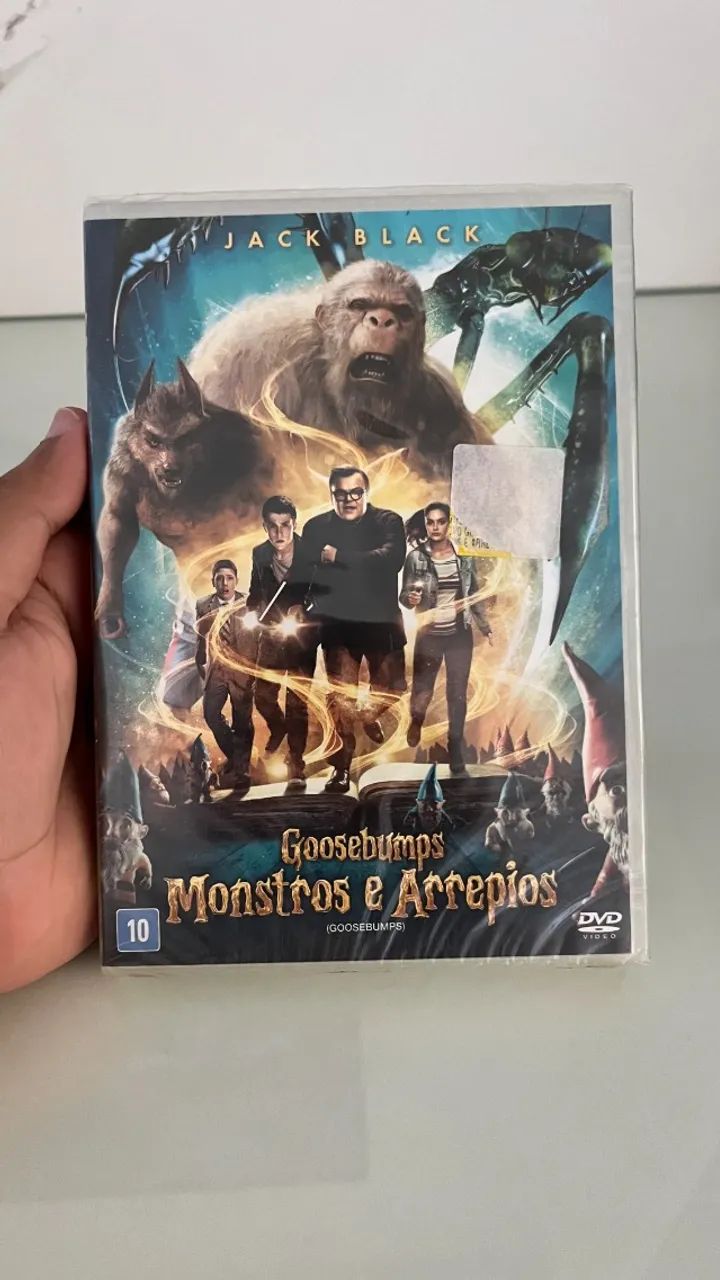 DVD Lacrado GOOSEBUMPS Monstros e Arrepios (2015) - Jack Black - NOVO!