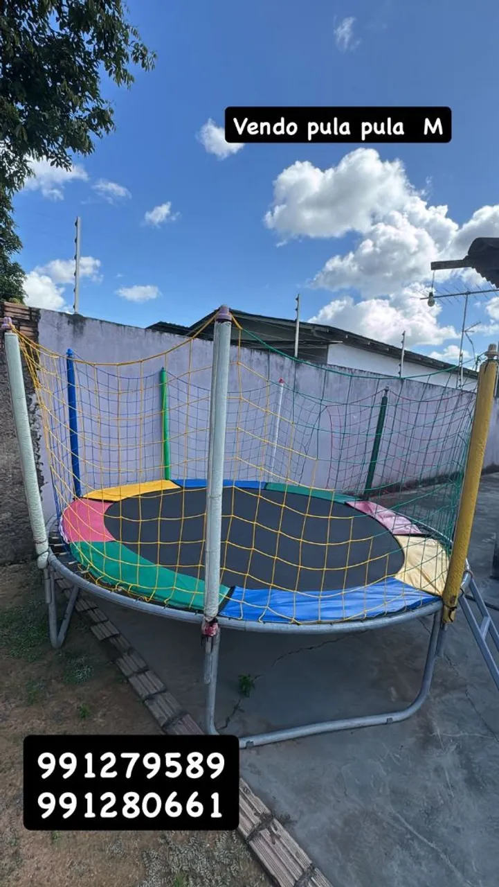 Cama Elástica Pula Pula Infantil - Tamanho M