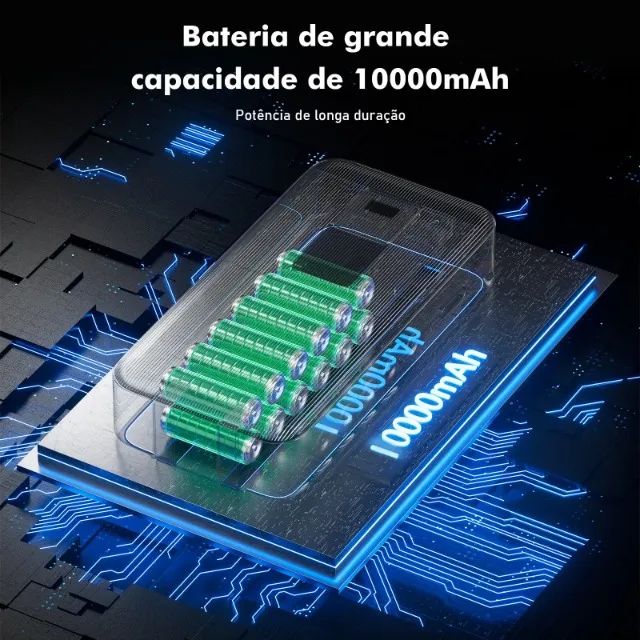 Power Bank Portatil Coibeu 10000mah Usb E Tipo-c - Foto 2