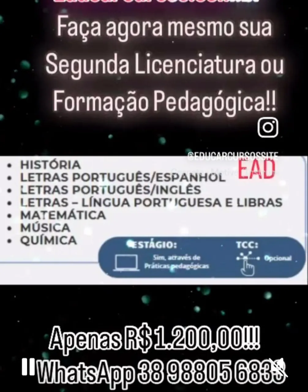 SEGUNDA LICENCIATURA E FORMAÇÃO PEDAGÓGICA