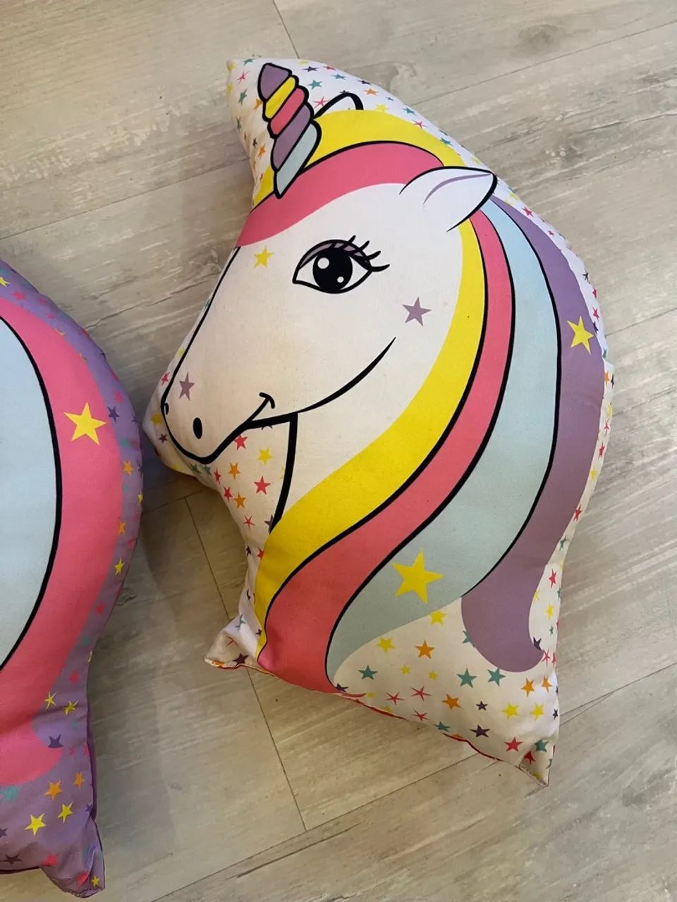 Kit com 3 Almofada Decorativa Unicórnio - Foto 5
