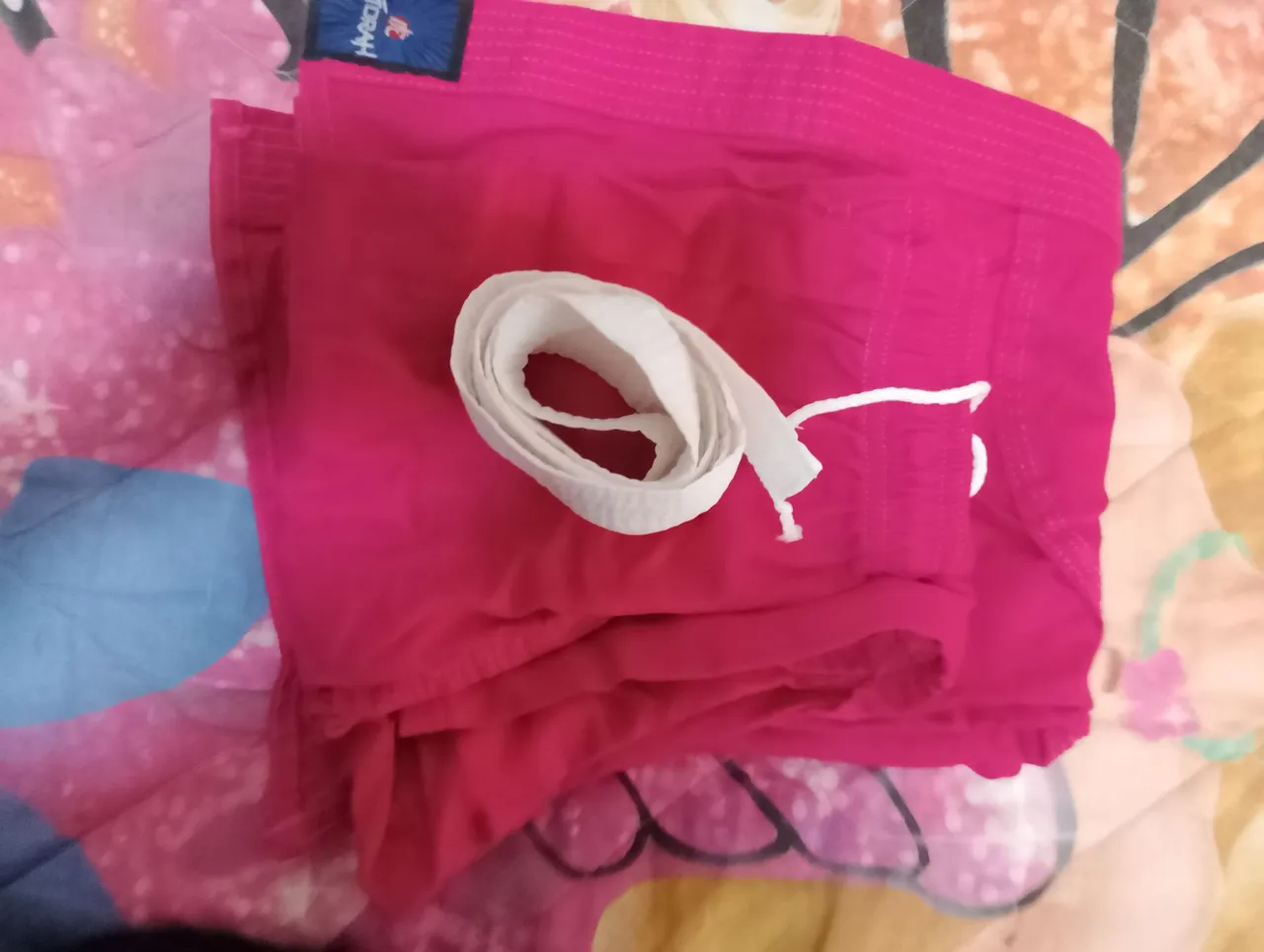 Shorts de Muay Thai Infantil - Rosa - Tamanho P