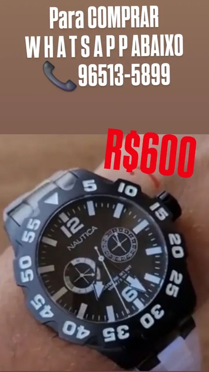 Relógio Nautica Original Modelo Referência : A23099G (Funcional) - Foto 3