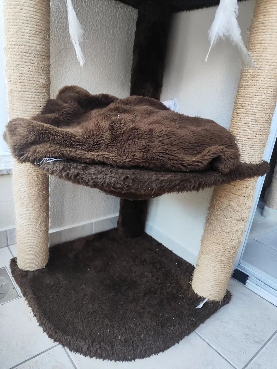 Arranhador Gatos marrom grande 64169212650243123