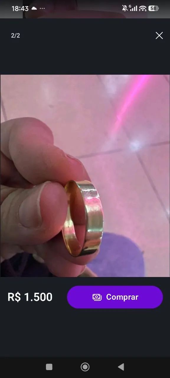 Alianças de ouro, anéis, brincos, pulseiras - Foto 2
