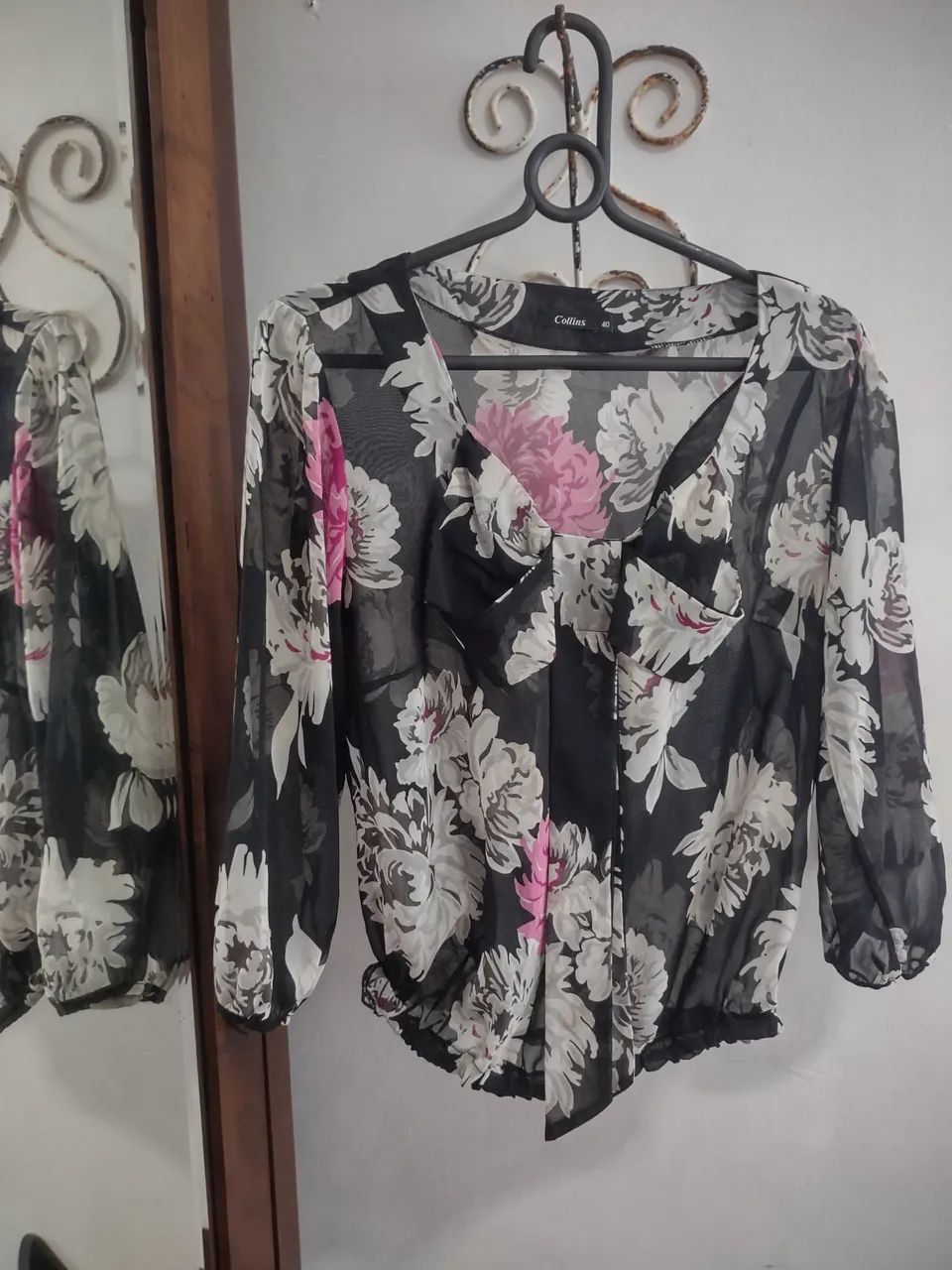 Blusa de chifon