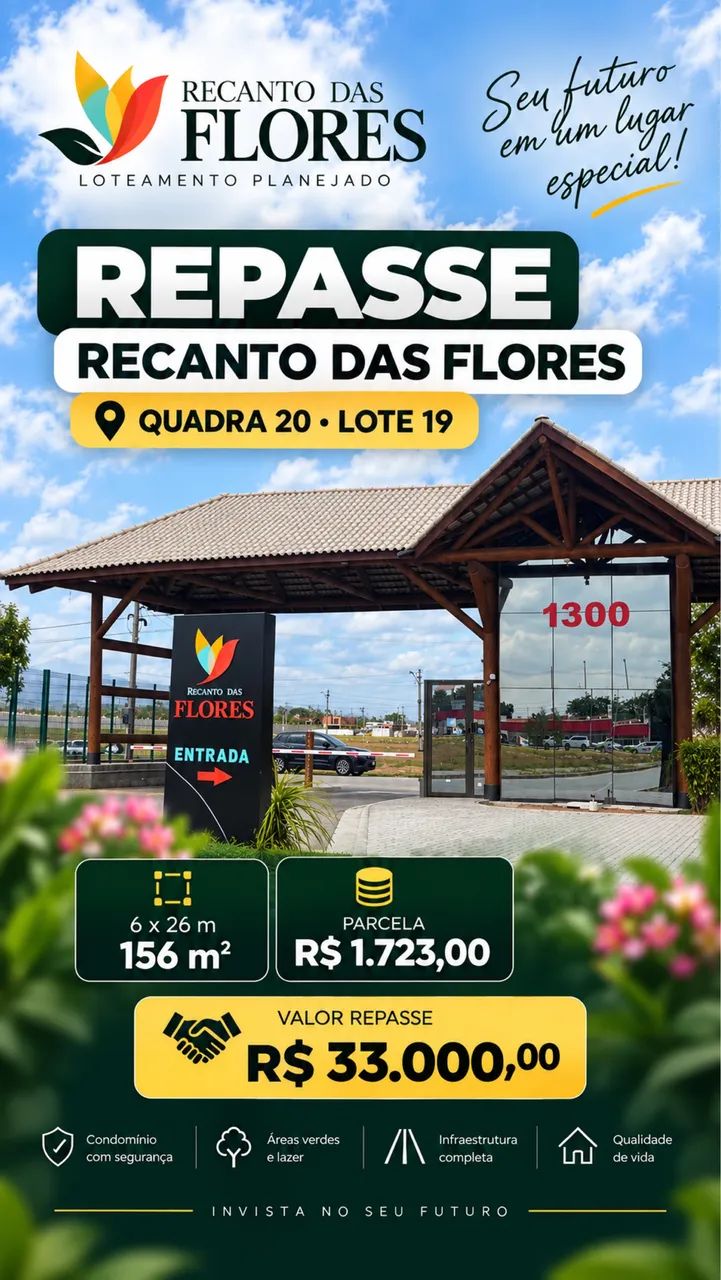 LOTE CONDOMÍNIO RECANTO DAS FLORES - Foto 3