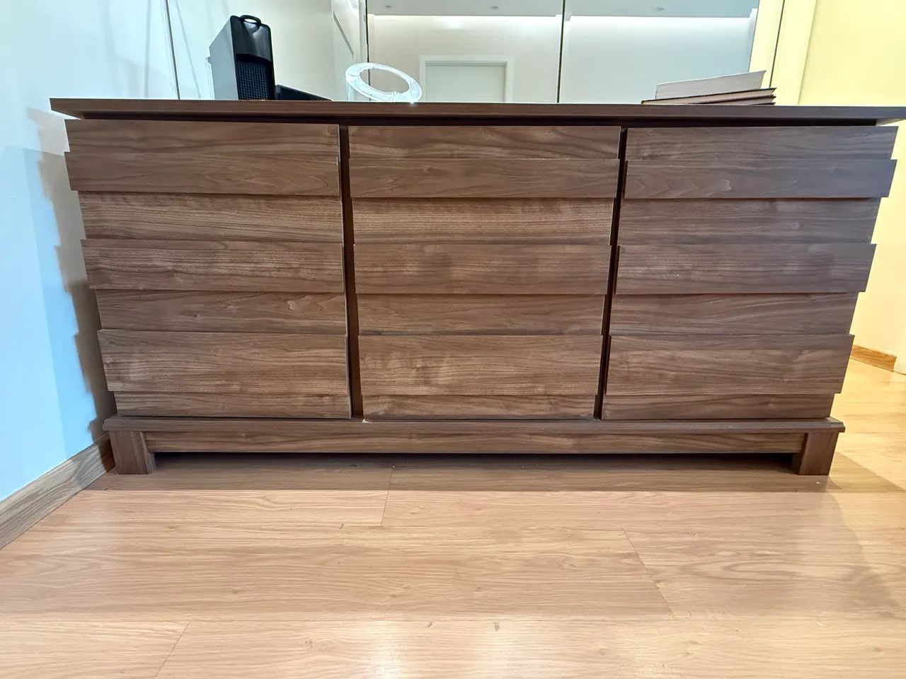 Buffet Aparador 3 portas MDF 1 gaveta