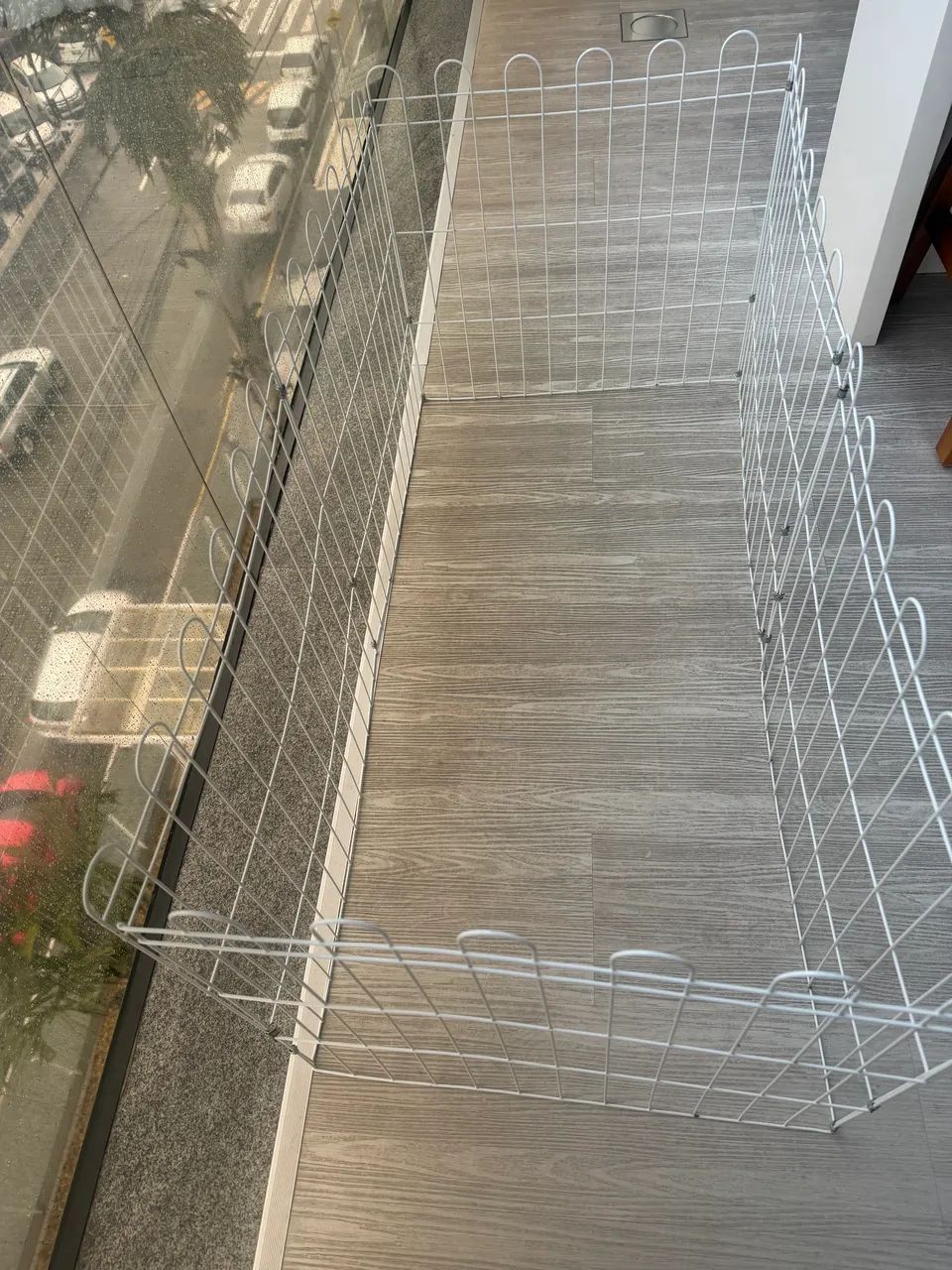 Cercadinho para PETs (modular, arame branco) - Foto 2