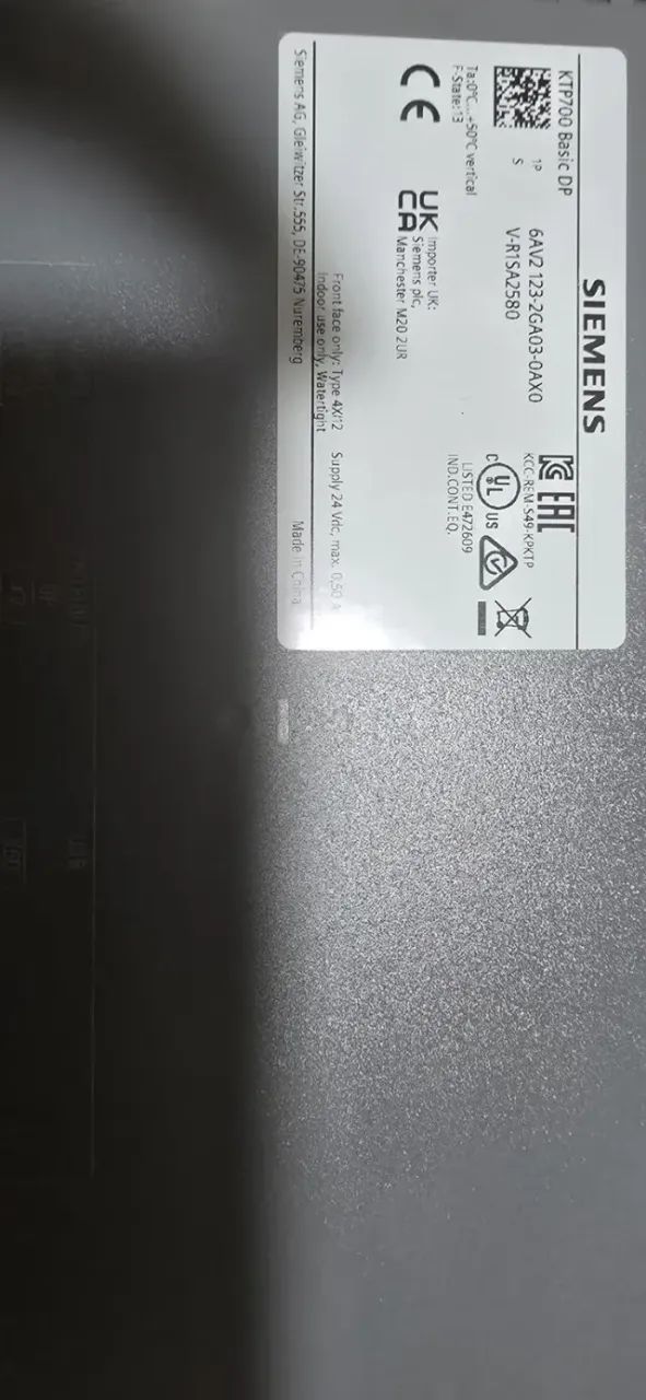 Ihm Siemens 6av2 123 2ga03-0ax0 7 Polegadas - Foto 5