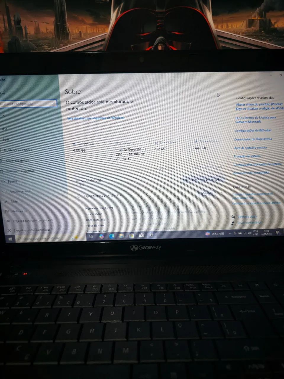 Notebook Gateway Core i3 + 6GB + 480GB SSD - Foto 4