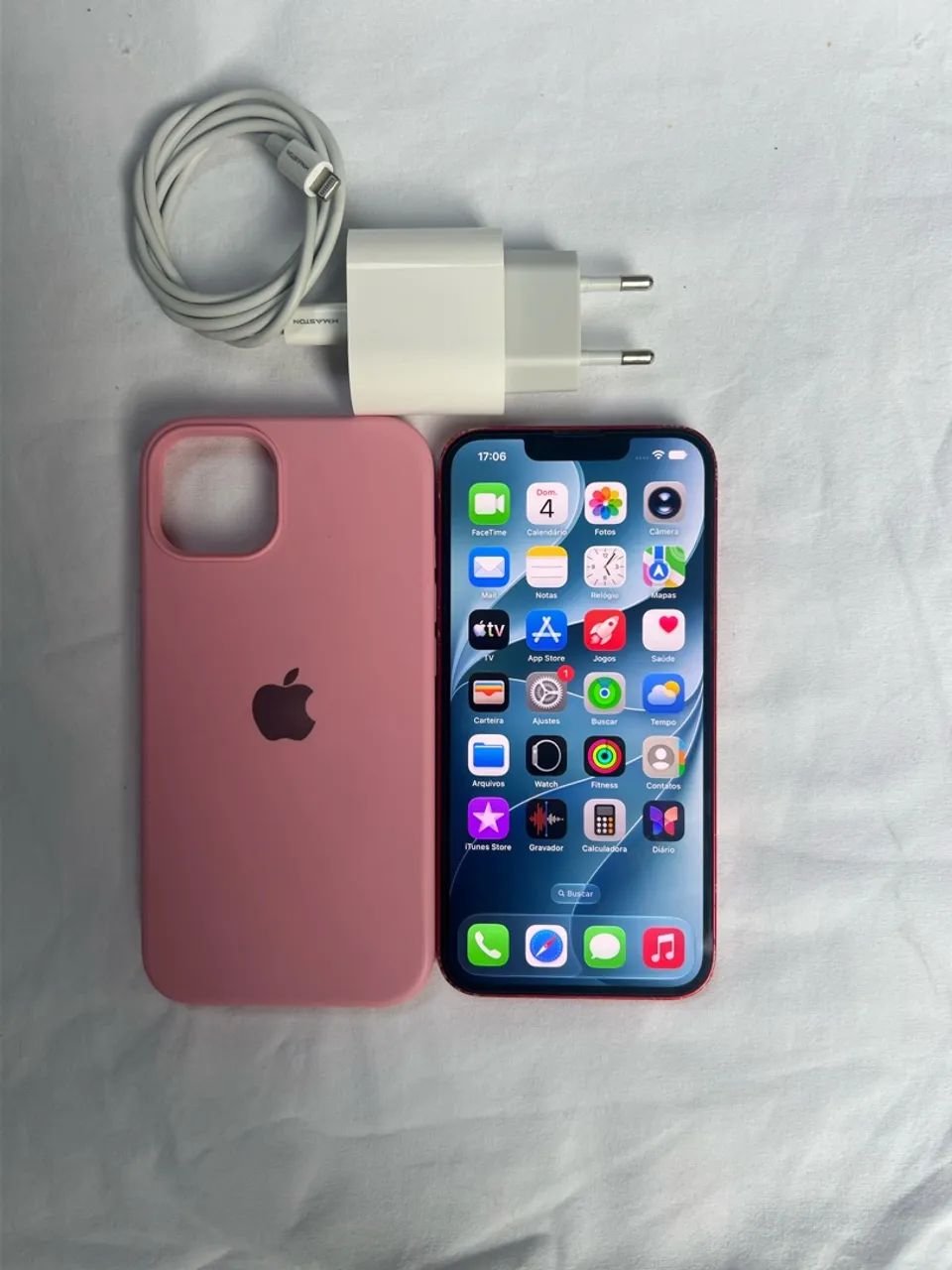 iPhone 13 red 128 gigas não baixo o valor  - Foto 2