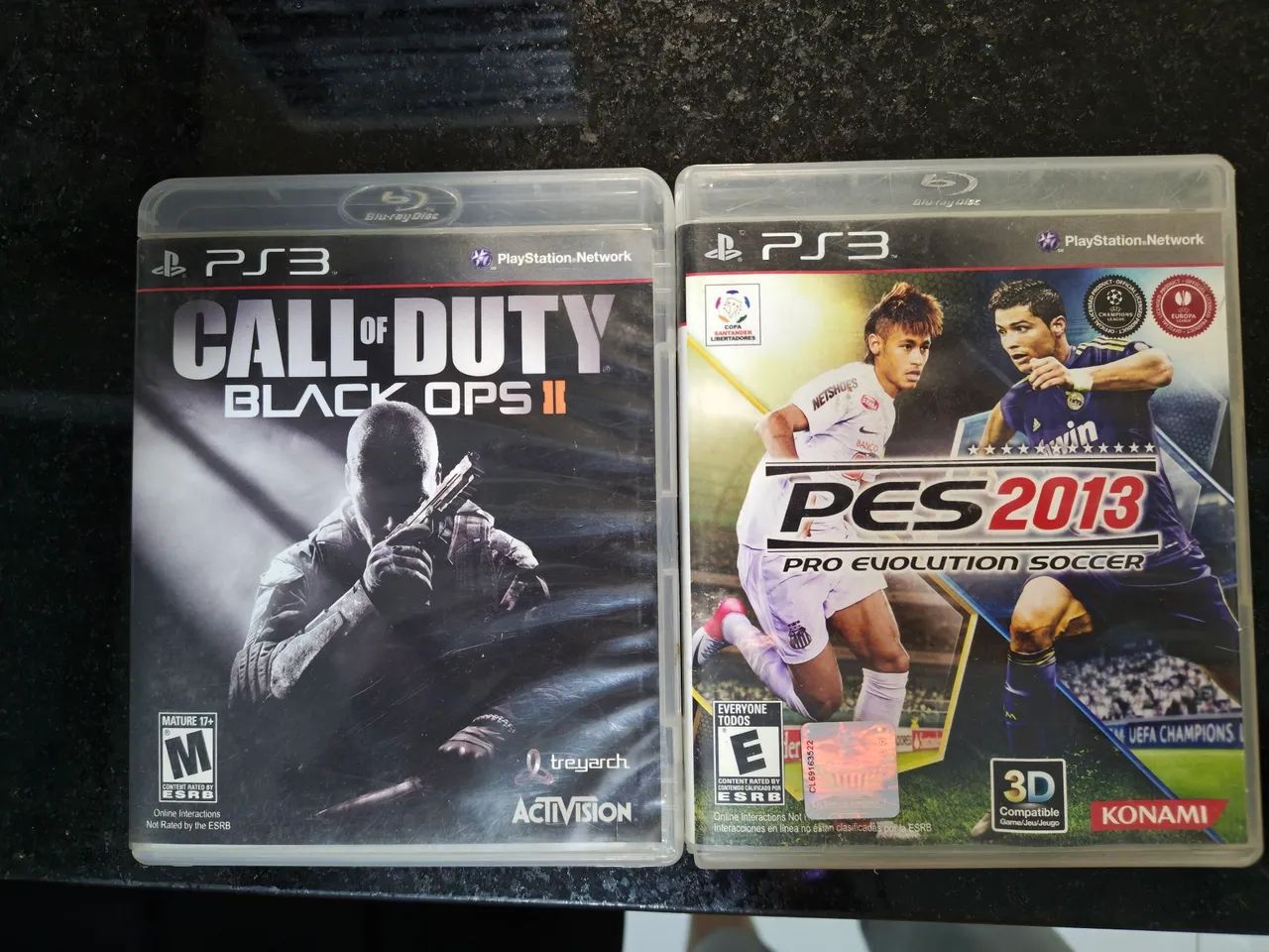 Jogos PS3 Black ops 2 e PES 2013