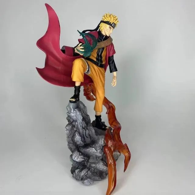 Boneco Naruto e Sasuke Uchiha Shippuden Action Figure Figura Miniatura 25cm - Foto 4