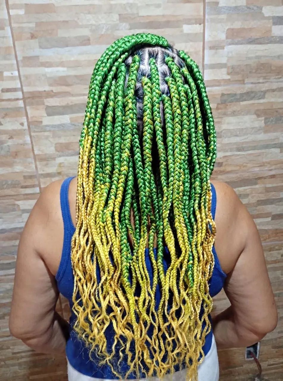TRANÇAS COLORIDAS: ISSO É COPA DO MUNDO!!! - Foto 3