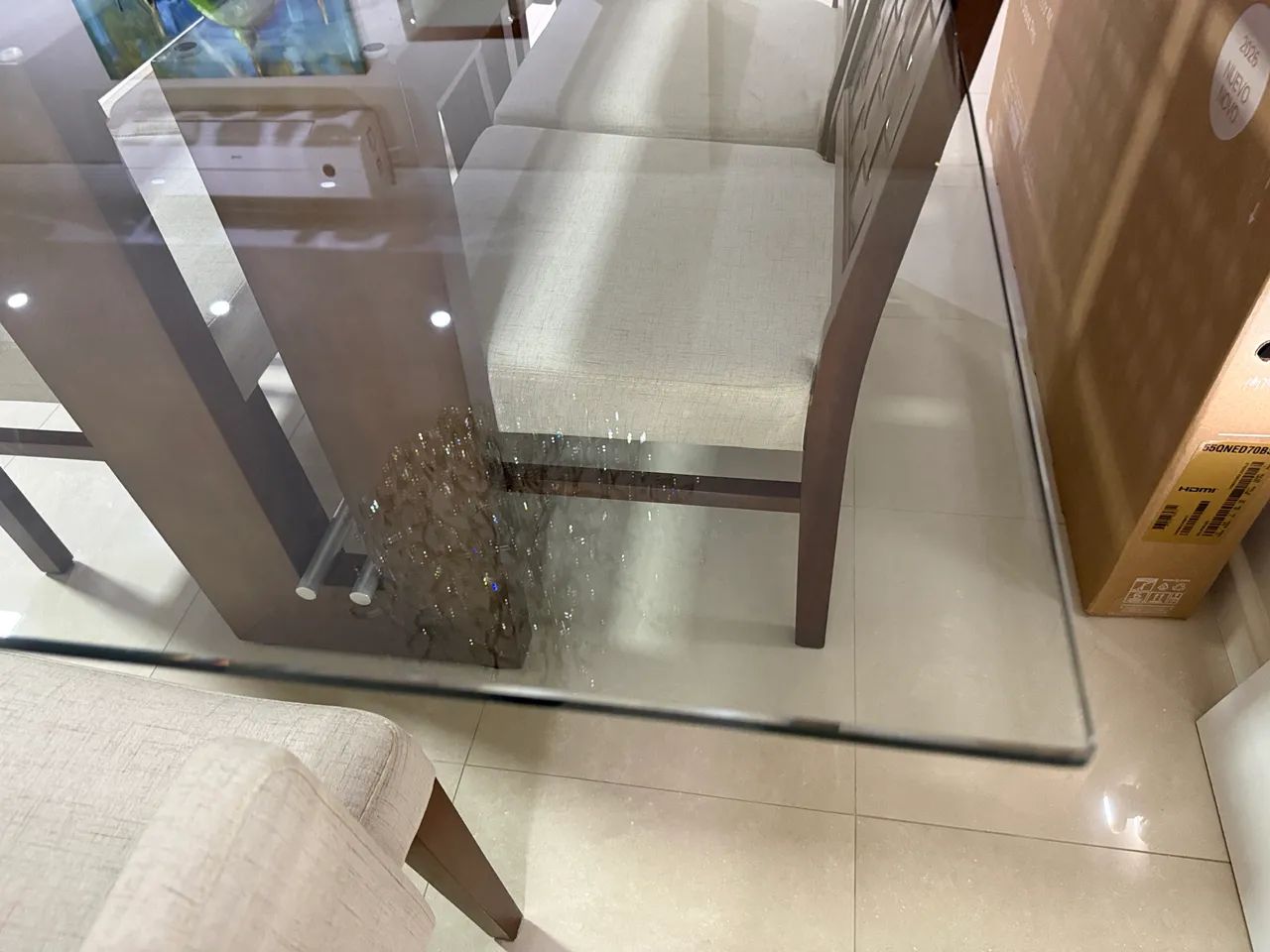 Tampo de mesa em Vidro Temperado (10mm) - Foto 2