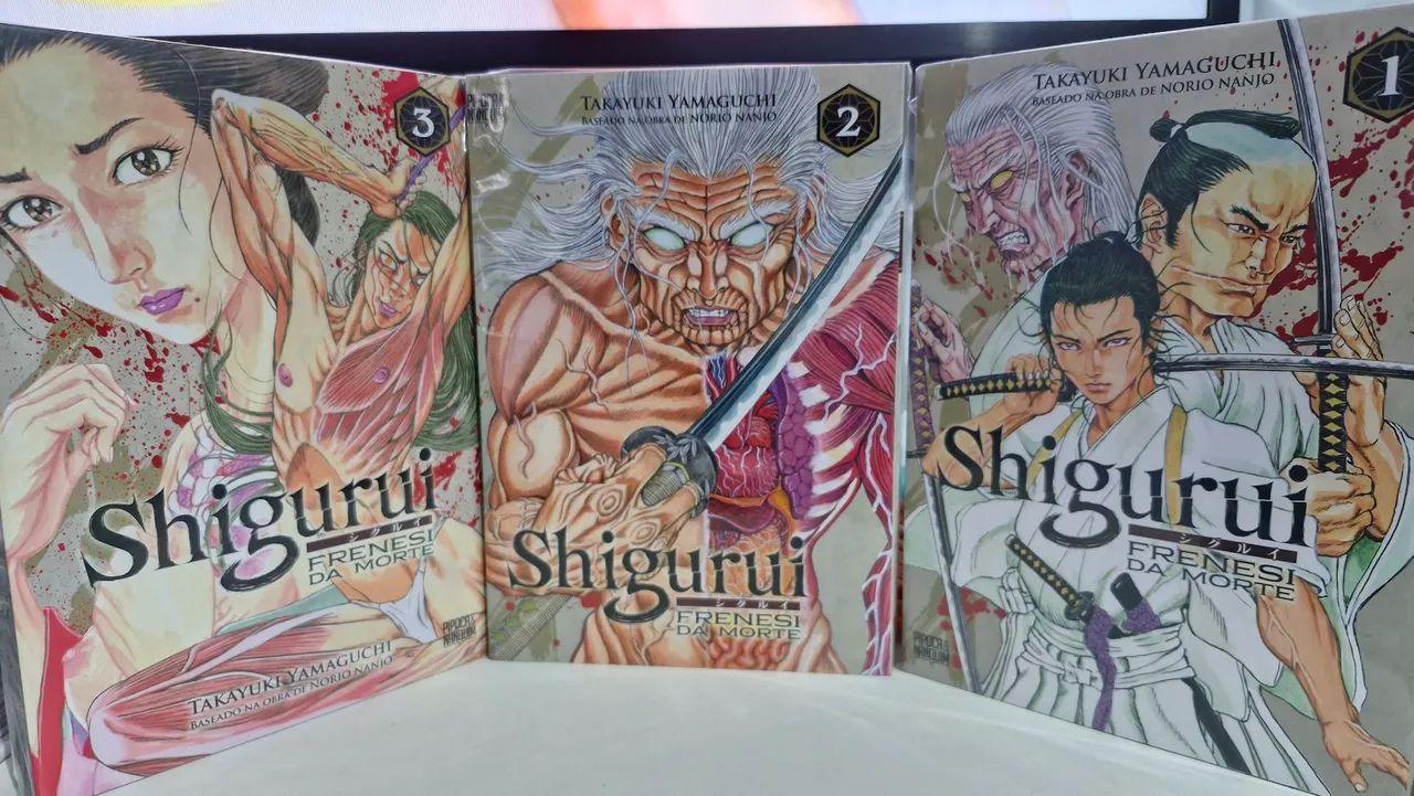 Shigurui 3 Volumes (Pipoca e Nanquim) - Livros e revistas - Vila