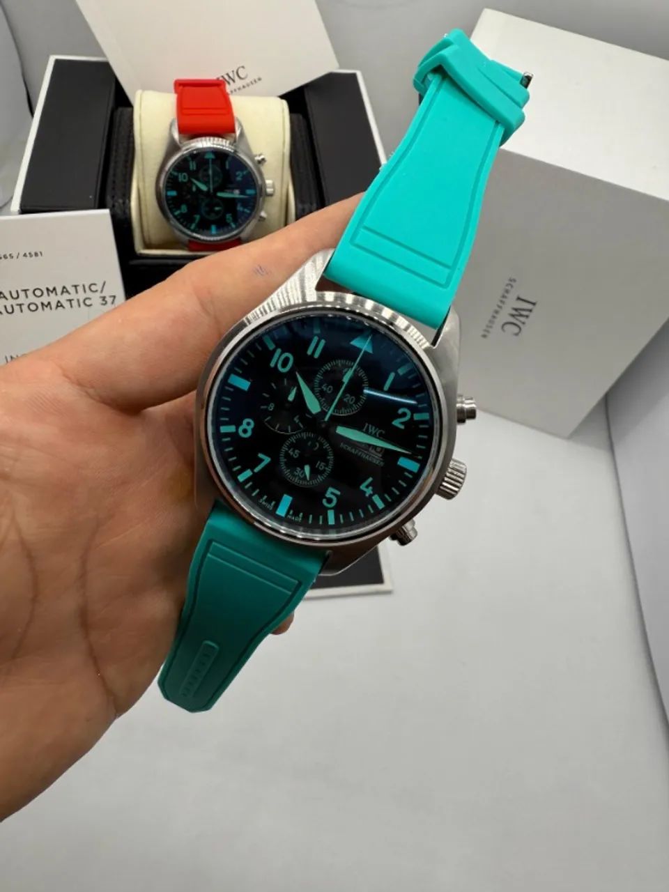 Relógio IWC Pilot Cronógrafo AMG - Foto 3