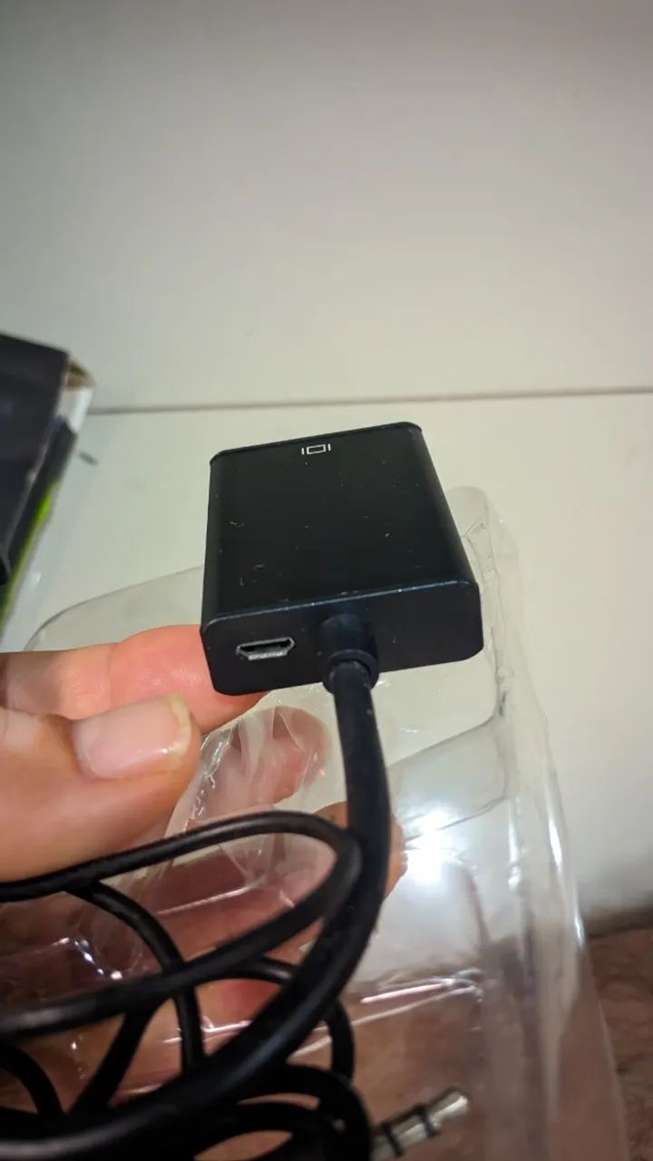 Cabo Adaptador VGA para HDMI - Foto 2